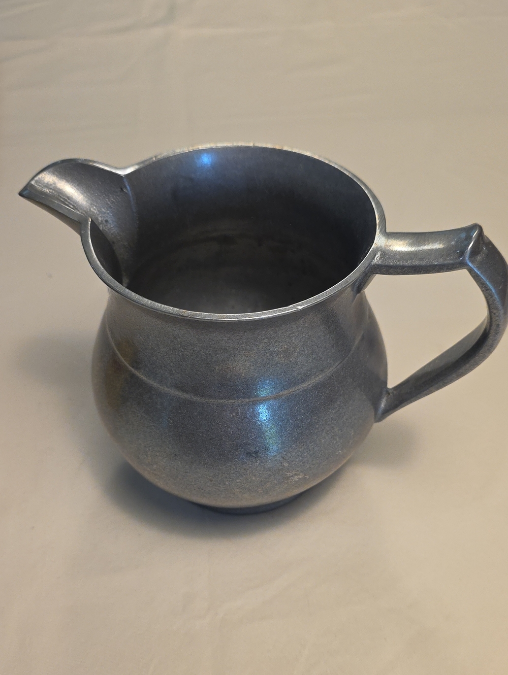 Pewter Pitcher Creamer Jug - Metallic Silver